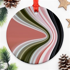 Wrinkle In Time Round Ornament (two Sides) by Sparkle