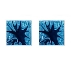 Sea Wrap Cufflinks (square) by Sparkle