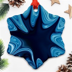 Sea Wrap Snowflake Ornament (two Sides) by Sparkle