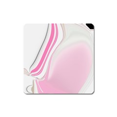 Modern Pink Square Magnet