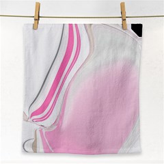 Modern Pink Face Towel