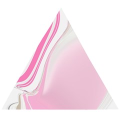 Modern Pink Wooden Puzzle Triangle by Sparkle