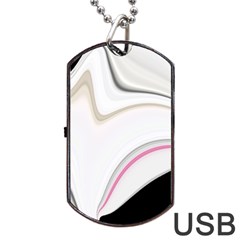 Tech Colors Dog Tag Usb Flash (two Sides) by Sparkle