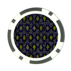 Color Abstract Cartoon Poker Chip Card Guard by Sparkle