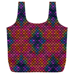 Hexxogons Full Print Recycle Bag (xxl) by Sparkle