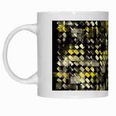 Bricks Cubes White Mugs by Sparkle