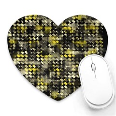 Bricks Cubes Heart Mousepads by Sparkle