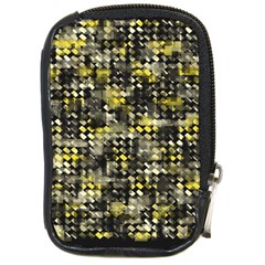 Bricks Cubes Compact Camera Leather Case by Sparkle