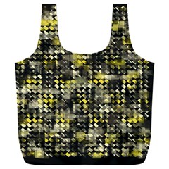 Bricks Cubes Full Print Recycle Bag (xxl) by Sparkle