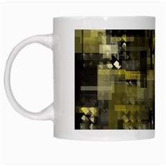 Blocksum White Mugs