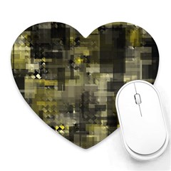 Blocksum Heart Mousepads by Sparkle