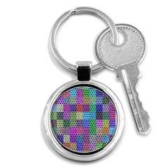 Blocks Stars Key Chain (round) by Sparkle