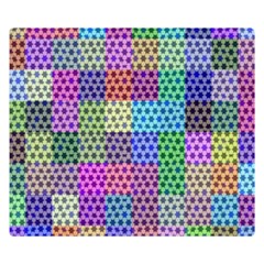 Blocks Stars Double Sided Flano Blanket (small)  by Sparkle