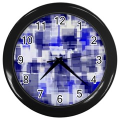 Blockify Wall Clock (black) by Sparkle