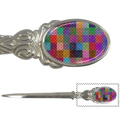 Random Colors Hexagon Letter Opener by Sparkle