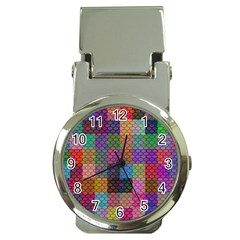 Random Colors Hexagon Money Clip Watches by Sparkle