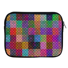 Random Colors Hexagon Apple Ipad 2/3/4 Zipper Cases by Sparkle