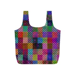 Random Colors Hexagon Full Print Recycle Bag (s) by Sparkle