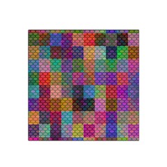 Random Colors Hexagon Satin Bandana Scarf by Sparkle