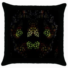 Duckies Throw Pillow Case (black) by Sparkle