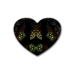 Duckies Rubber Coaster (heart)  by Sparkle