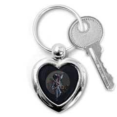 Illustration Drunk Astronaut Key Chain (heart) by Vaneshart