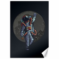 Illustration Drunk Astronaut Canvas 20  X 30  by Vaneshart