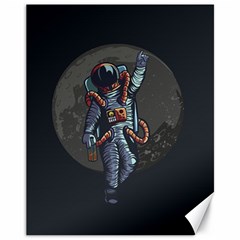 Illustration Drunk Astronaut Canvas 11  X 14  by Vaneshart