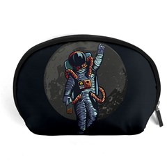 Illustration Drunk Astronaut Accessory Pouch (large) by Vaneshart