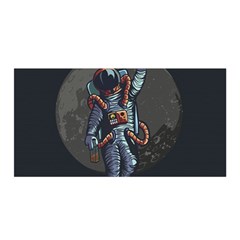 Illustration Drunk Astronaut Satin Wrap by Vaneshart