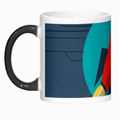 Rocket With Science Related Icons Image Morph Mugs by Vaneshart