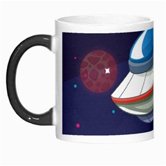 Ufo Alien Spaceship Galaxy Morph Mugs by Vaneshart