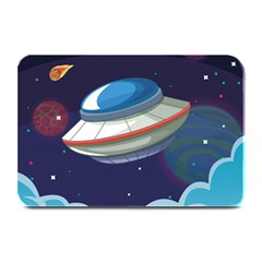 Ufo Alien Spaceship Galaxy Plate Mats by Vaneshart