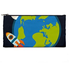 Spaceship Design Pencil Case by Vaneshart