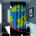 Spaceship Design Shower Curtain 36  x 72  (Stall)  Curtain(36 X72 ) - 33.26 x66.24  Curtain(36 X72 )