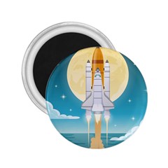 Space Exploration Illustration 2 25  Magnets by Vaneshart