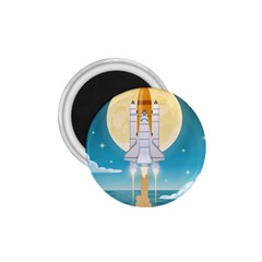 Space Exploration Illustration 1 75  Magnets by Vaneshart