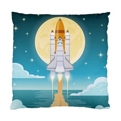 Space Exploration Illustration Standard Cushion Case (two Sides) by Vaneshart