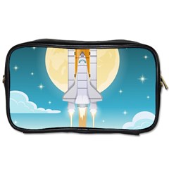 Space Exploration Illustration Toiletries Bag (one Side) by Vaneshart