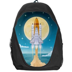 Space Exploration Illustration Backpack Bag by Vaneshart