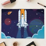 Spaceship Milkyway Galaxy Cosmetic Bag (XXL) Back