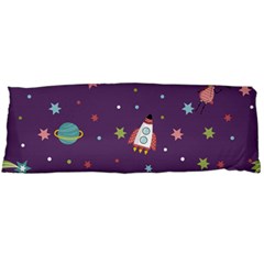 Space Travels Seamless Pattern Vector Cartoon Body Pillow Case (dakimakura) by Vaneshart