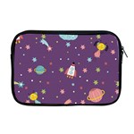 Space Travels Seamless Pattern Vector Cartoon Apple MacBook Pro 17  Zipper Case Front