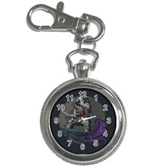 Illustration Astronaut Cosmonaut Paying Skateboard Sport Space With Astronaut Suit Key Chain Watches by Vaneshart