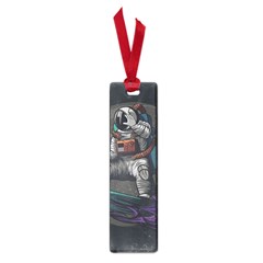 Illustration Astronaut Cosmonaut Paying Skateboard Sport Space With Astronaut Suit Small Book Marks by Vaneshart