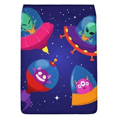 Cartoon Funny Aliens With Ufo Duck Starry Sky Set Removable Flap Cover (l) by Vaneshart