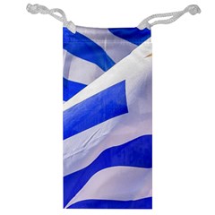 Uruguay Flags Waving Jewelry Bag by dflcprintsclothing