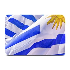 Uruguay Flags Waving Plate Mats by dflcprintsclothing