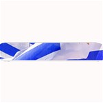 Uruguay Flags Waving Small Bar Mats 24 x4  Bar Mat