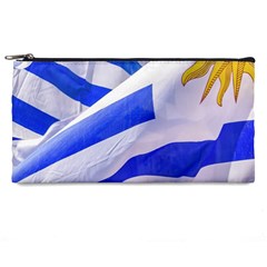 Uruguay Flags Waving Pencil Case by dflcprintsclothing